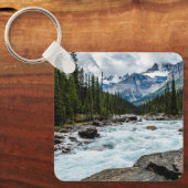 Gebirge | Banff National Park Alberta, Kanada Schlüsselanhänger (Vorderseite)
