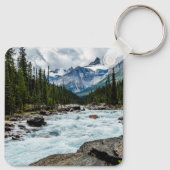 Gebirge | Banff National Park Alberta, Kanada Schlüsselanhänger (Rückseite)