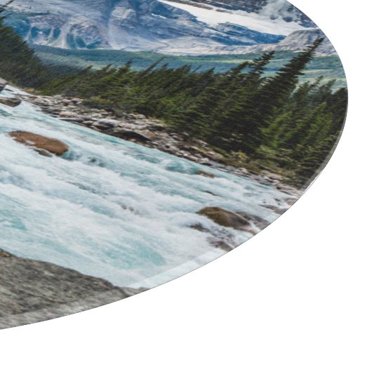 Gebirge | Banff National Park Alberta, Kanada Schneidebrett (Ecke)