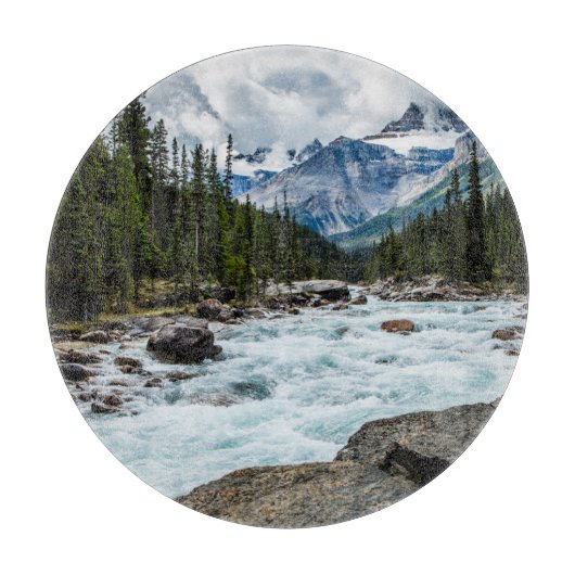 Gebirge | Banff National Park Alberta, Kanada Schneidebrett (Vorderseite)