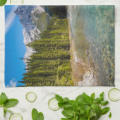 Gebirge | Banff National Park, Kanadische Rockies Geschirrtuch (Gefaltet)