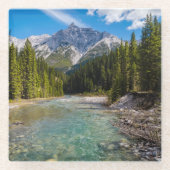 Gebirge | Banff National Park, Kanadische Rockies Glasuntersetzer (Vorderseite)