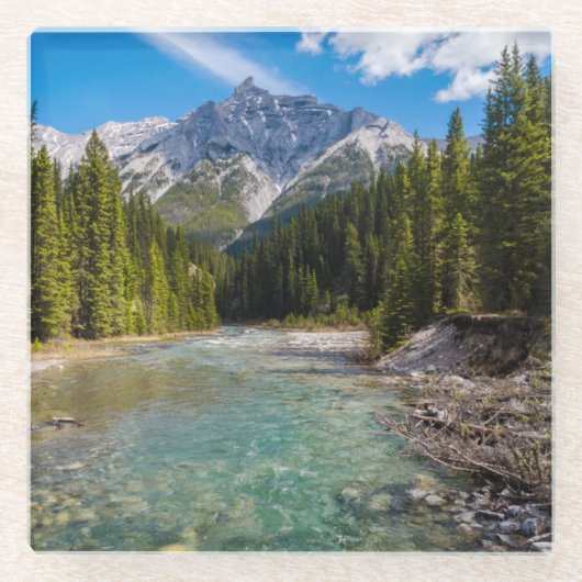 Gebirge | Banff National Park, Kanadische Rockies Glasuntersetzer (Vorderseite)