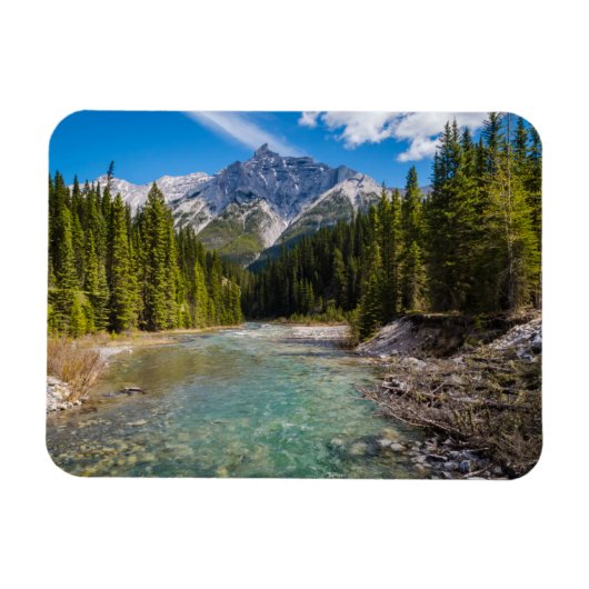 Gebirge | Banff National Park, Kanadische Rockies Magnet (Horizontal)