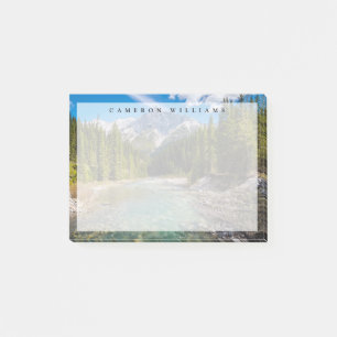 Gebirge Banff National Park, Kanadische Rockies Post-it Klebezettel