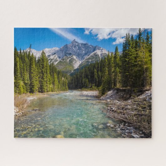 Gebirge | Banff National Park, Kanadische Rockies Puzzle (Horizontal)