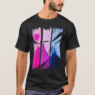 Gebirge Bisexuelle subtile Bi Pride T-Shirt