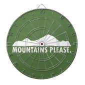 Gebirge Bitte Dartscheibe (vorne)