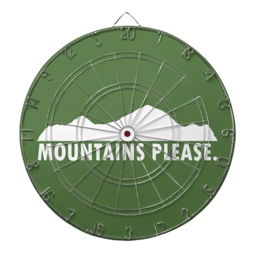 Gebirge Bitte Dartscheibe (vorne)