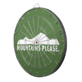 Gebirge Bitte Dartscheibe (Vorderseite rechts)