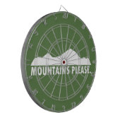 Gebirge Bitte Dartscheibe (Vorderseite Links)