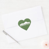 Gebirge Bitte Herz-Aufkleber (Umschlag)