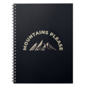 Gebirge bitte notizblock (Vorderseite)