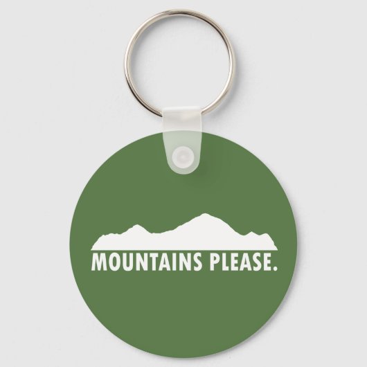 Gebirge Bitte Schlüsselanhänger (Vorderseite)