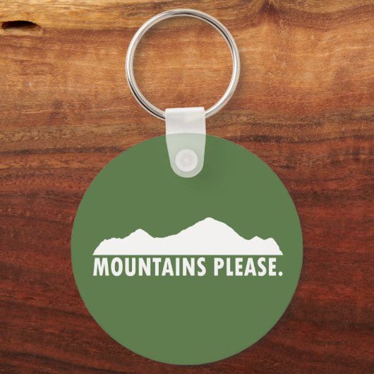 Gebirge Bitte Schlüsselanhänger (Vorderseite)