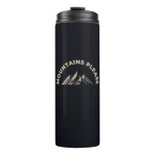 Gebirge bitte thermosbecher (Vorderseite)