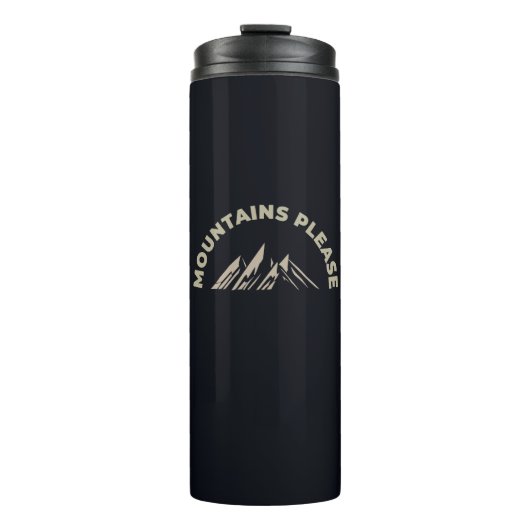Gebirge bitte thermosbecher (Vorderseite)