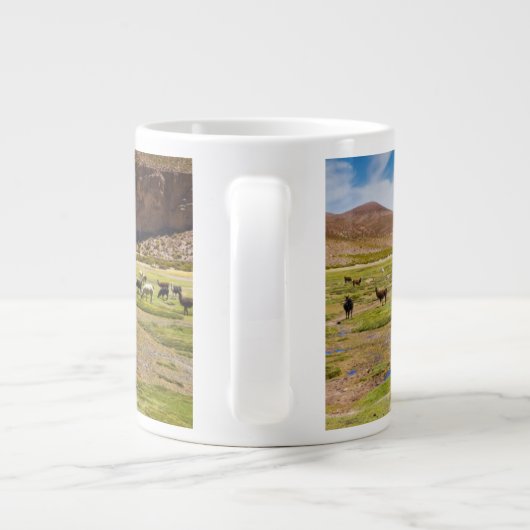 Gebirge | Bolivian Andes Jumbo-Tasse (Rückseite)