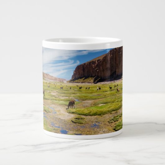 Gebirge | Bolivian Andes Jumbo-Tasse (Vorderseite)