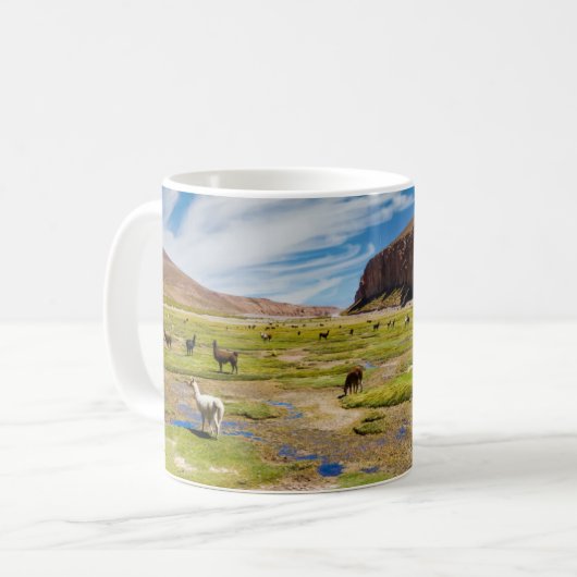 Gebirge | Bolivian Andes Kaffeetasse (Vorderseite Links)