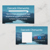 Gebirge Crochet Hook kleine Visitenkarten Visitenkarte (Vorne/Hinten)