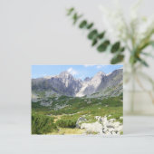 Gebirge der Hohen Tatra Slowakei Postkarte (Stehend Vorderseite)