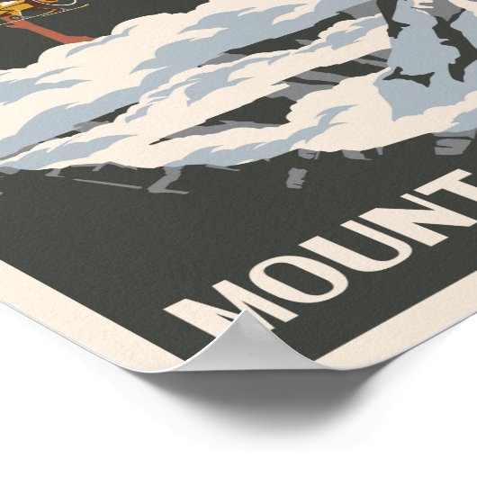 Gebirge des Wahnsinns Poster (Ecke)