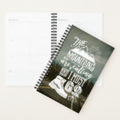 Gebirge, die rufen, müssen Ihr Foto Typografie geh Planer (Anzeige)