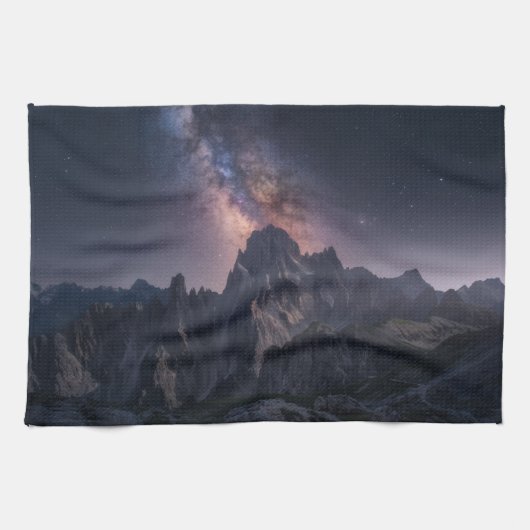 Gebirge | Dolomiten, Italien Geschirrtuch (Horizontal)