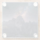 Gebirge | Dolomiten, Italien Glasuntersetzer (Rückseite)