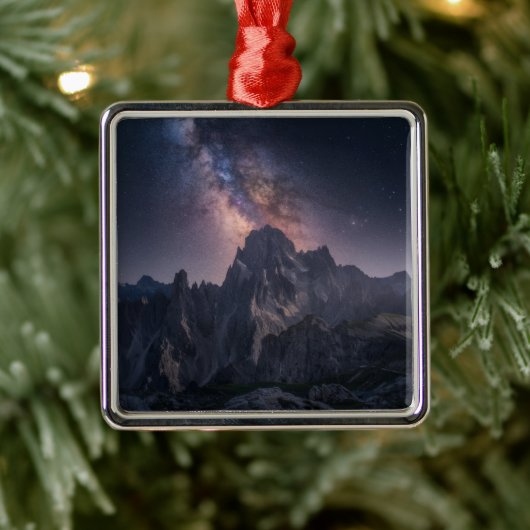 Gebirge | Dolomiten, Italien Ornament Aus Metall (Baum)