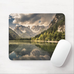 Gebirge   Dürrensee, Dolomiten, Italien Mousepad
