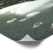 Gebirge & Eisberge Print Poster (Ecke)