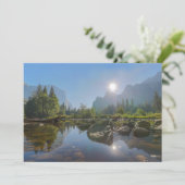 Gebirge | El Capitan Yosemite Park, Kalifornien Dankeskarte (Stehend Vorderseite)