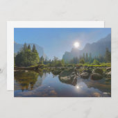 Gebirge | El Capitan Yosemite Park, Kalifornien Dankeskarte (Vorne/Hinten)