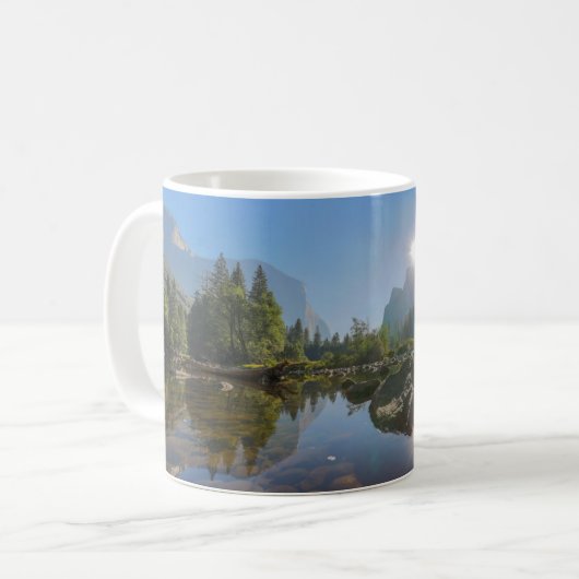 Gebirge | El Capitan Yosemite Park, Kalifornien Kaffeetasse (Vorderseite Links)