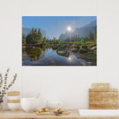 Gebirge | El Capitan Yosemite Park, Kalifornien Poster (Küche)