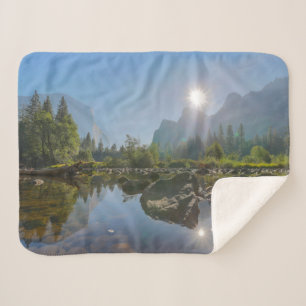 Gebirge El Capitan Yosemite Park, Kalifornien Sherpadecke