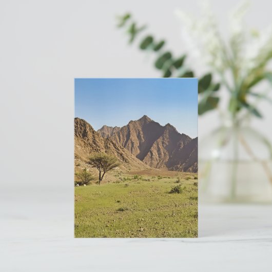 Gebirge Feiertagskarte (Stehend Vorderseite)