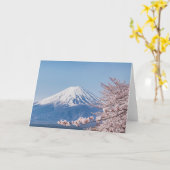 Gebirge | Fuji Tokyo, Japan Karte (Gelbe Blume)