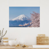 Gebirge | Fuji Tokyo, Japan Poster (Küche)