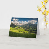 Gebirge | Funes Valley, Dolomiten, Italien Karte (Gelbe Blume)