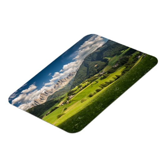 Gebirge | Funes Valley, Dolomiten, Italien Magnet (Linke Seite)