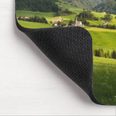Gebirge | Funes Valley, Dolomiten, Italien Mousepad (Ecke)