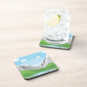 Gebirge Getränkeuntersetzer (Rechte Seite)