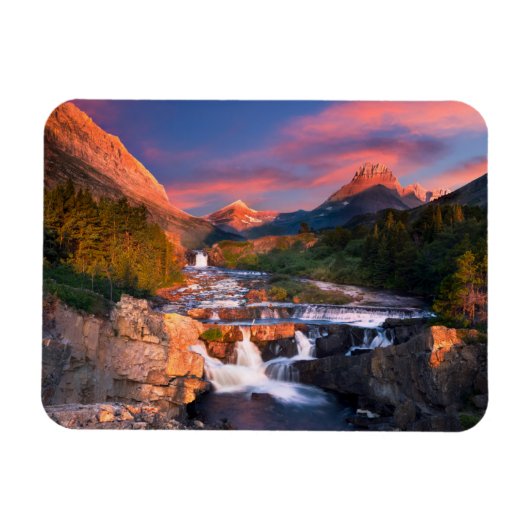 Gebirge | Glacier National Park, Montana Magnet (Horizontal)