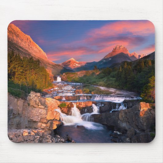 Gebirge | Glacier National Park, Montana Mousepad (Vorne)