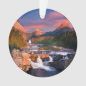 Gebirge | Glacier National Park, Montana Ornament (Vorderseite)