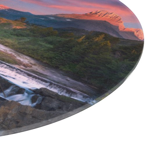 Gebirge | Glacier National Park, Montana Schneidebrett (Ecke)
