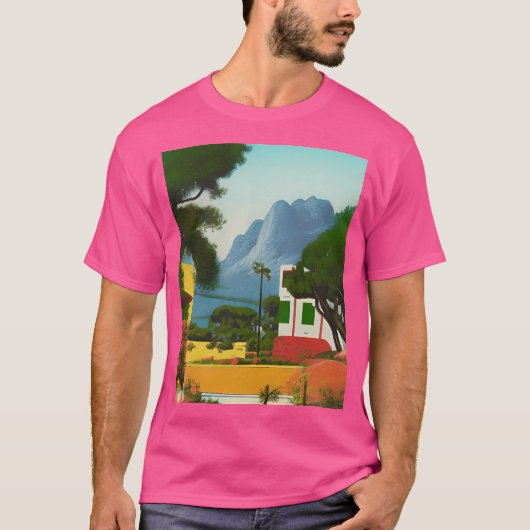 Gebirge Graphic T-Shirt (Vorderseite)